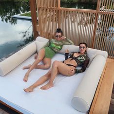 Así nos dan envidia Kim y Kourtney Kardashian con sus paradisíacas vacaciones