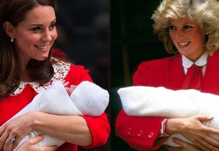 Kate Middleton, son clin d'oeil mode à Diana en sortant de la maternité