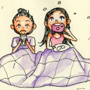Este cómic cuenta cómo es una historia de un amor que comienza en Internet