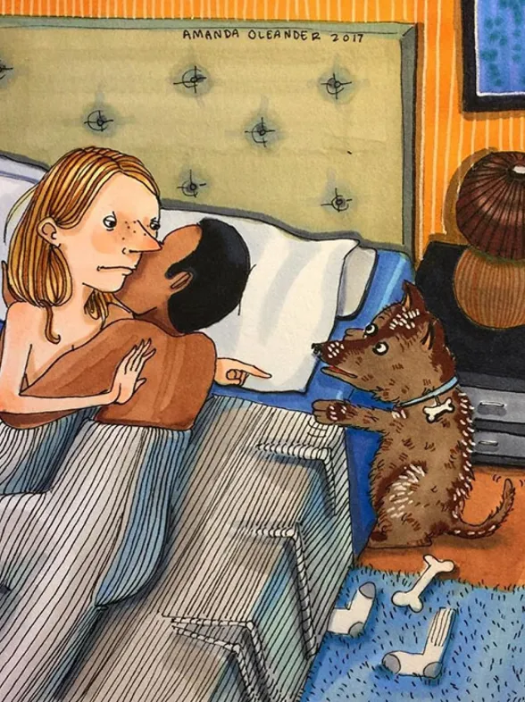 Estas ilustraciones muestran lo que no se ve de una relación