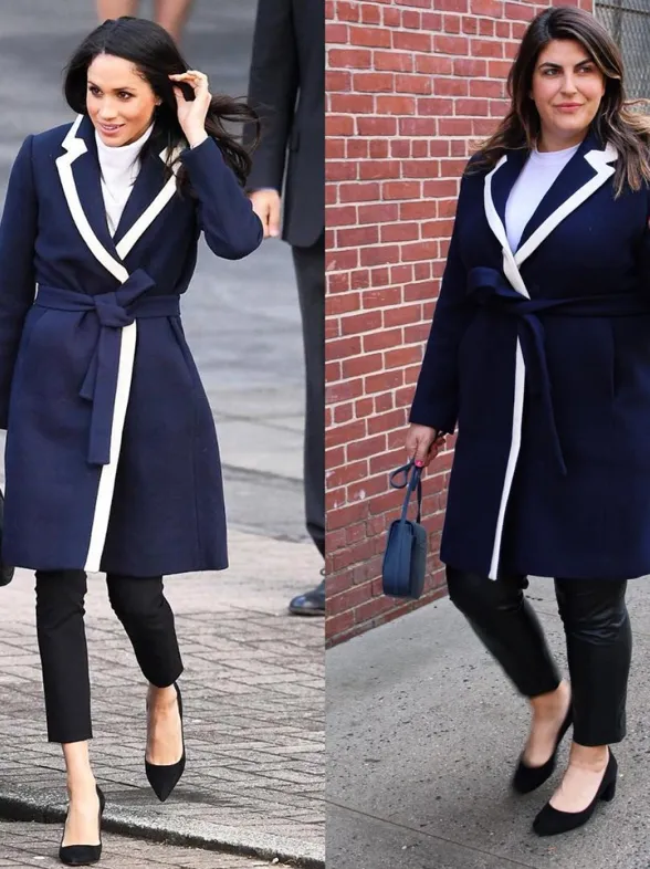 Esta bloguera recrea los looks de las famosas en talla XXL