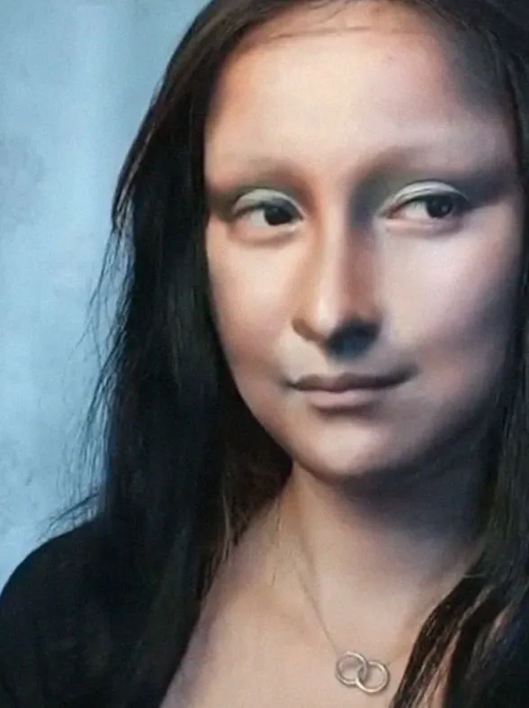 ¡La magia del maquillaje! Esta bloguera se convierte en la Mona Lisa