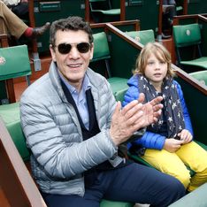 Roman, le fils de Marc Lavoine passe du bon temps en famille à Roland-Garros