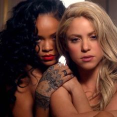 WATCH: Rihanna and Shakira share a naked embrace in their sexy new music video