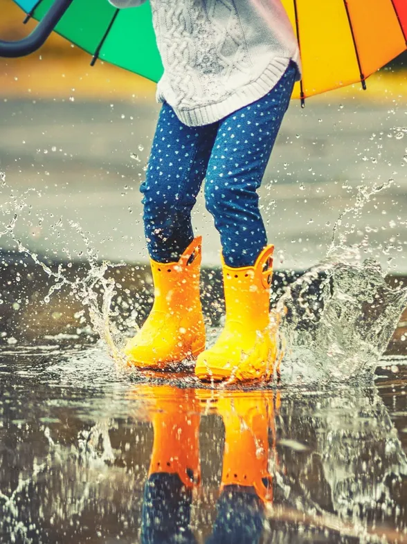 Botas de agua para niños muy prácticas y bonitas