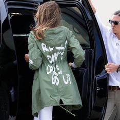 Melania Trump s'explique sur le choix de sa veste Je m'en fous complètement