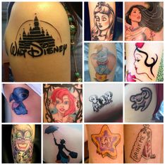 Ti faresti tatuare uno dei personaggi Disney come Biancaneve, Peter Pan o Ariel?