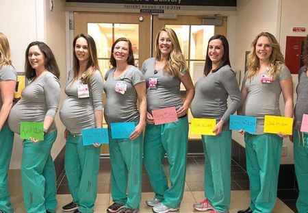 9 infirmières du même service tombent enceintes en même temps