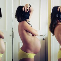 40 settimane e uno specchio: quando i selfie immortalano la gravidanza, dalle prime settimane alla nascita
