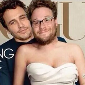 Seth Rogan and James Franco Spoof Kim Kardashian and Kanye West Vogue Cover- Our Fave Kimye Spoofs