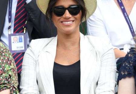 En jean et blazer, Meghan Markle opte pour un look casual à Wimbledon