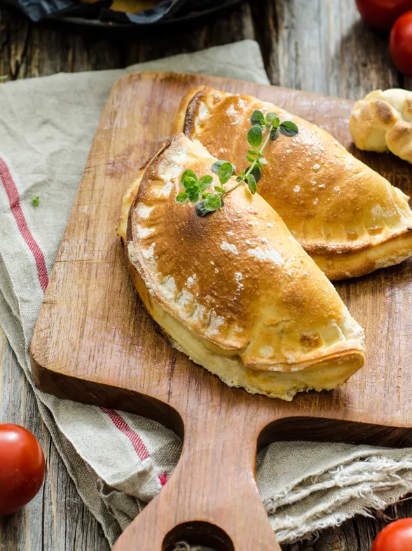 ¿Sin ideas para cenar? Prueba esta receta de calzone de verduras
