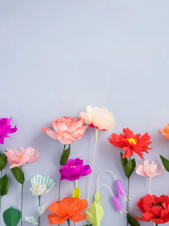 Cómo hacer flores de papel paso a paso