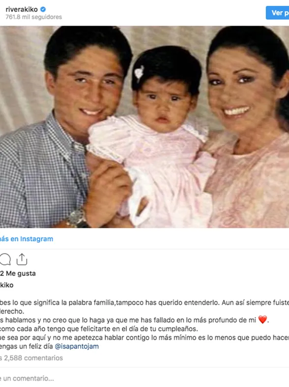 ¿Problemas familiares? Kiko Rivera y otros famosos que no tienen buena relación con su familia