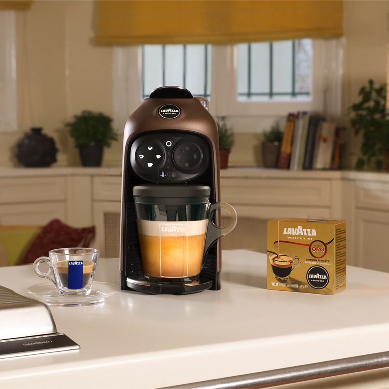 Máquina Lavazza Modo Mio Desea Cappuccino Daily Coffee