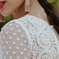 30 bordados florales que son espectaculares para tu look de novia