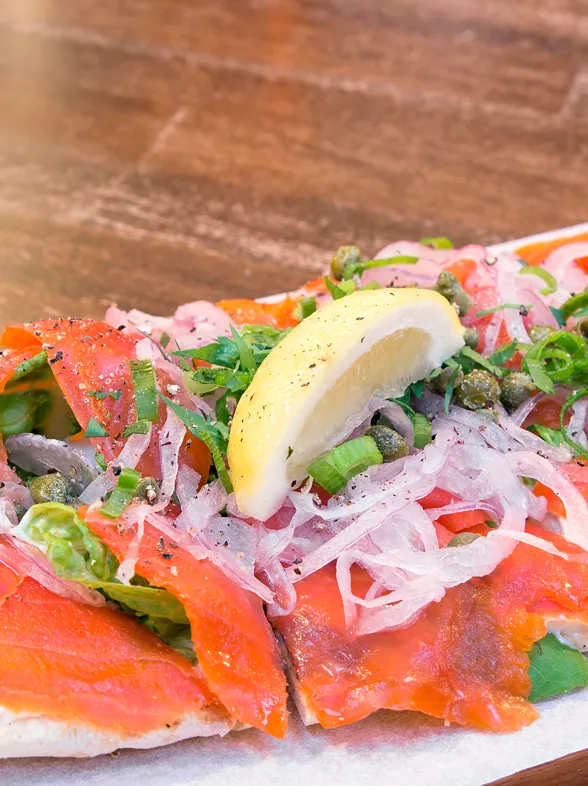 Focaccia de salmón ahumado, una receta deliciosa y saludable