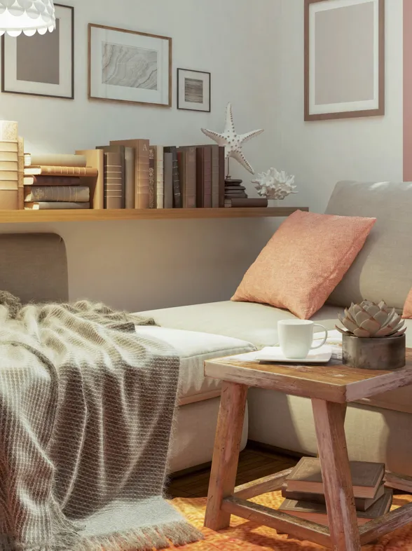 Coral, el color de la energía y el romanticismo en tu casa