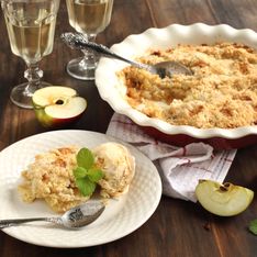 Apfelauflauf mit buttrigen Streuseln: Himmlisches Dessert aus dem Ofen