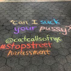 Avance, salope ! : des féministes anti-harcèlement couvrent les trottoirs d'insultes