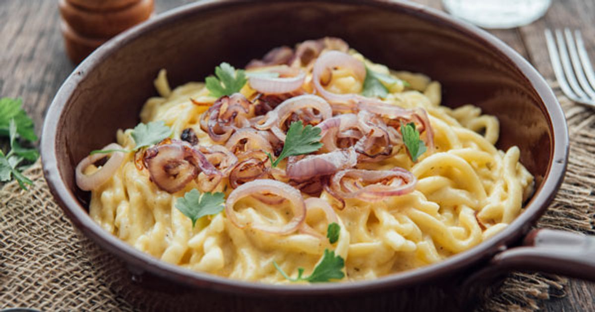 Vegane Käsespätzle: Himmlisches Rezept, cremig wie das Original