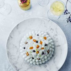 Un dessert de chef à Noël : la pavlova à la châtaigne de Nina Métayer