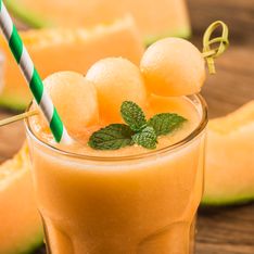 Cette recette de gaspacho melon menthe, avec seulement deux ingrédients, est l'entrée star de l'été !