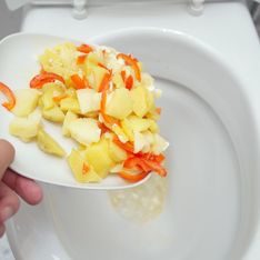 Darf man Lebensmittel über die Toilette entsorgen?
