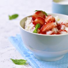 Découvrez la recette du riz au lait, coulis de fraises de Laurent Mariotte