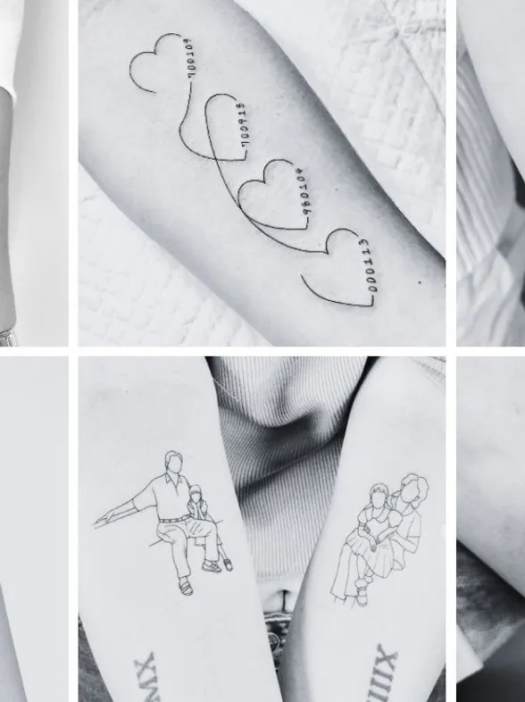 Tatuajes con significado familiar: un vínculo para siempre