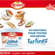 Labné, la nouvelle offre de fromage à tartiner signée Président