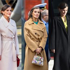 Tres elegantes abrigos de la reina Letizia en su viaje a Dinamarca que son un must en tu fondo de armario