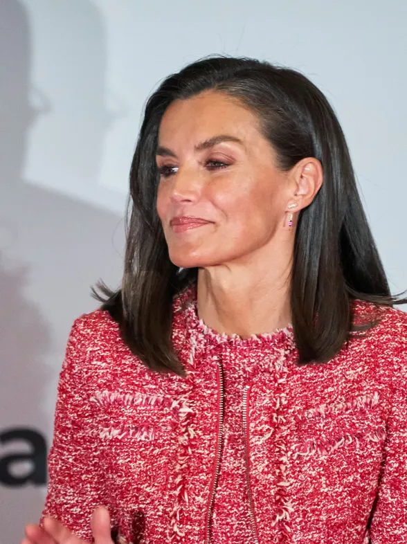 Letizia: Elegancia 'low cost' y zapatillas para un día solidario en Oviedo