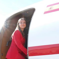 Leonor deslumbra en su debut como princesa en Lisboa con un impresionante traje rojo de Carolina Herrera