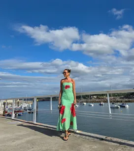 El vestido verde de Charo Ruiz Ibiza que Paula Echevarría convierte en el más bonito del verano (y resalta el bronceado)