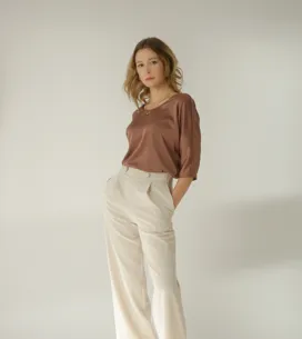 Parfois agotará YA los pantalones anchos elegantes que las mujeres estilosas llevarán sin parar con cuñas (desde 9,99€)