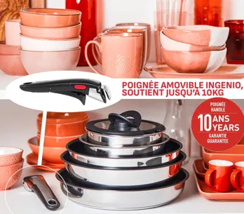 Inutile de trop dépenser pour bien s’équiper grâce à cet ensemble de 3 casseroles Tefal Ingenio à moins de 55 euros !