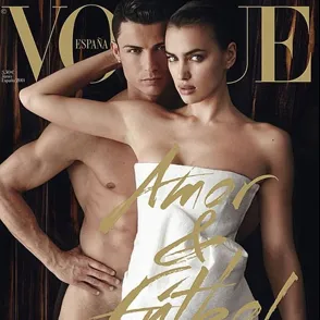 Cristiano Ronaldo posa desnudo junto a Irina Shayk