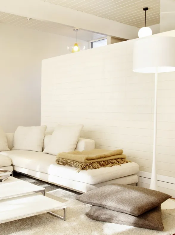 Decoración en crema, un color que inspira bienestar