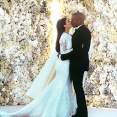 ¡Al fin! Primeras fotos de Kim Kardashian vestida de novia
