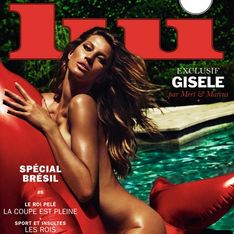 Gisèle Bündchen : Complètement nue en couverture de Lui (Photos)