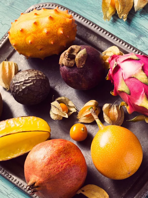 Frutas exóticas: un delicioso y saludable manjar