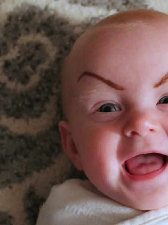 Watch This Hilarious Toddler Discover His Eyebrows For The First Time