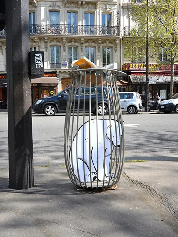 El sorprendente artista callejero que llena de magia el sureste de Francia