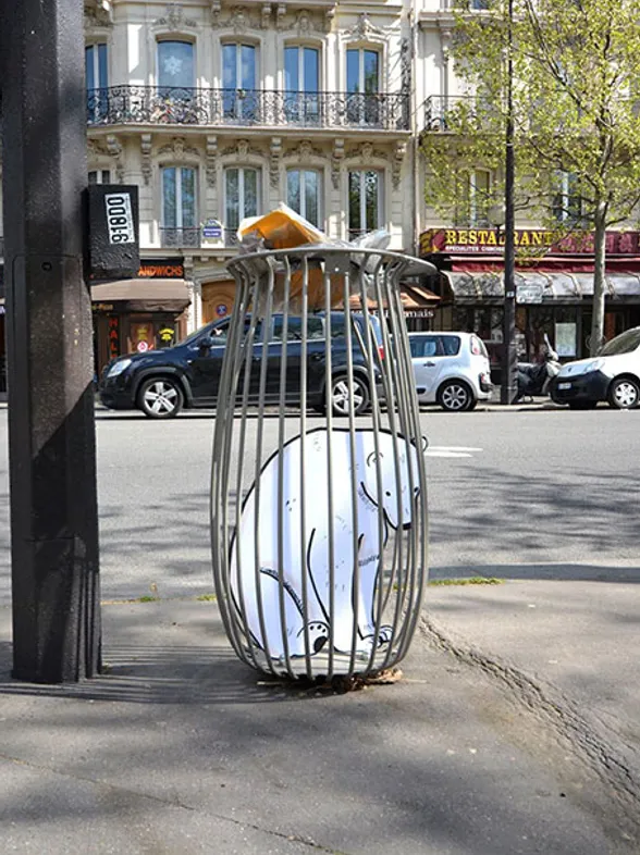 El sorprendente artista callejero que llena de magia el sureste de Francia