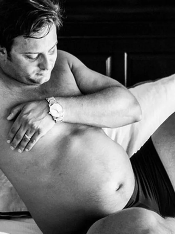 Pregnant Woman Refuses Photoshoot. Husband And Beer Belly Do It Instead