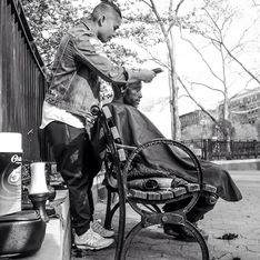Un peluquero cambia el look a los mendigos de Nueva York cada domingo