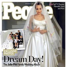 Primeras imágenes de Angelina Jolie vestida de novia