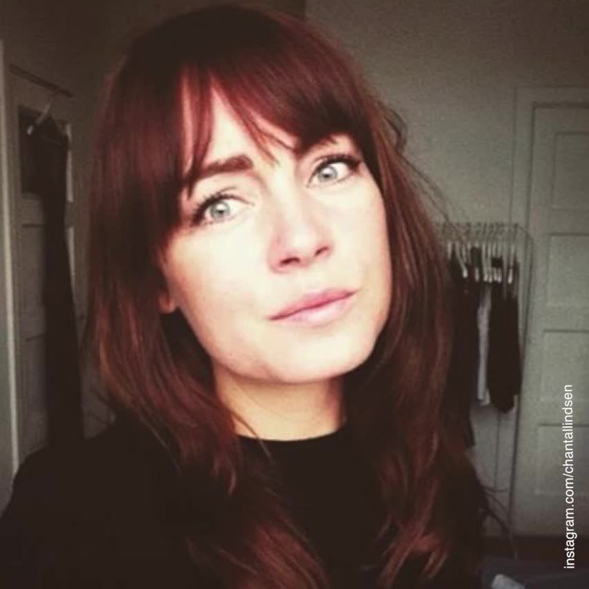 frange asymétrique visage rond