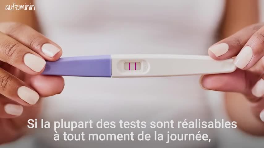 Quand, et utiliser un test de grossesse ?